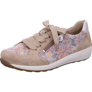 Beige Ara Shoes Merano Sand Multi Women's Sneakers | ARA534OJX