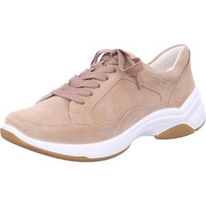 Beige Ara Shoes Miami Sand Women's Sneakers | ARA360REP