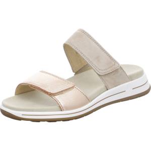 Beige Ara Shoes Osaka Gold Sand Women's Mules | ARA073PHA