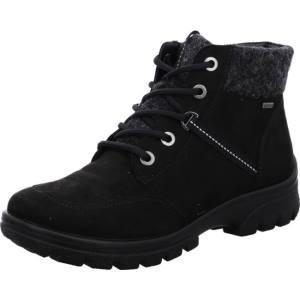 Black Ara Shoes Ankle Saas-fee Women's Boots | ARA824NQT