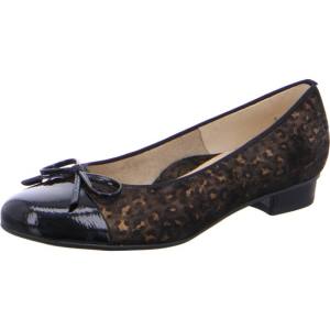 Black Ara Shoes Ballet Pumps Bari Women's Ballerina | ARA698GAO