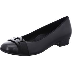 Black Ara Shoes Ballet Pumps Bari Women's Ballerina | ARA859IML