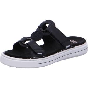 Black Ara Shoes Courtyard Women's Mules | ARA941COF