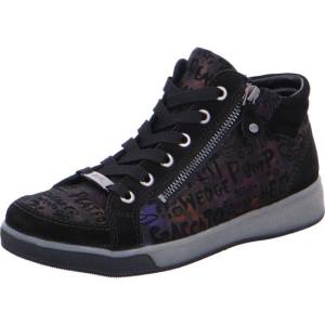 Black Ara Shoes High Top Rom Women's Boots | ARA827WMU