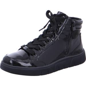 Black Ara Shoes High Top Rom-sport Women's Boots | ARA518IJE