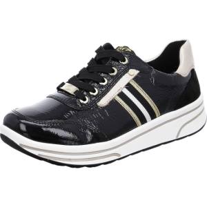 Black Ara Shoes Lace-ups Sapporo Women's Sneakers | ARA805EZV