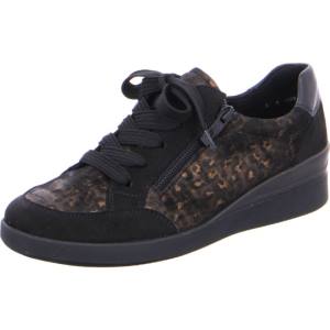 Black Ara Shoes Lazio Women's Sneakers | ARA703DSP