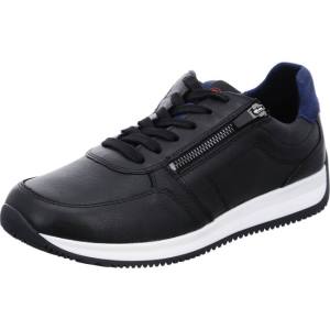 Black Ara Shoes Lisboa Men's Sneakers | ARA429UXT