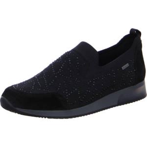 Black Ara Shoes Lissabon Women's Loafers | ARA850NHO