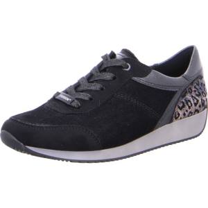 Black Ara Shoes Lissabon Women's Sneakers | ARA231NQI