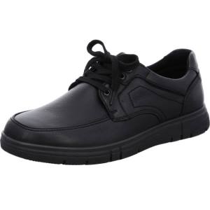 Black Ara Shoes Loris Men's Lace Up Shoes | ARA614FIN