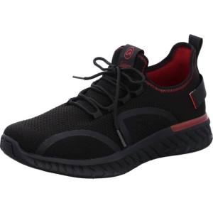 Black Ara Shoes San Diego Men's Sneakers | ARA541QBH