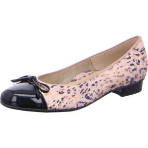 Black / Pink Ara Shoes Ballet Pumps Bari Powder Women's Ballerina | ARA718UQL