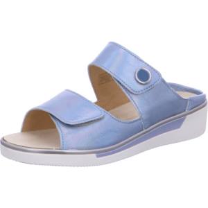 Blue Ara Shoes Courtyard Sky Women's Mules | ARA976VCN