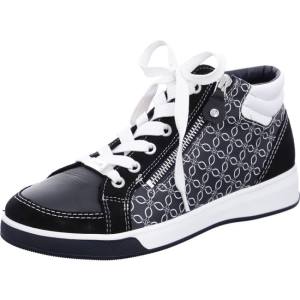 Blue Ara Shoes High Top Rom Women's Sneakers | ARA864KLU