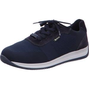 Blue Ara Shoes Lisboa Men's Sneakers | ARA876VWN