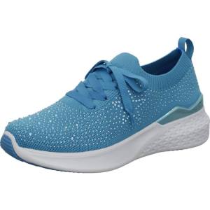 Blue Ara Shoes Maya Turquoise Women's Sneakers | ARA170FTN