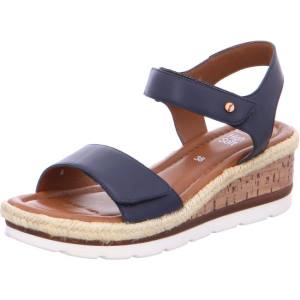 Blue Ara Shoes Wedge Cadiz Women's Sandals | ARA608PYZ