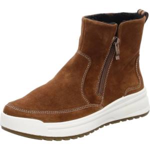 Brown Ara Shoes Ankle Aspen Nuts Women's Boots | ARA265EUQ