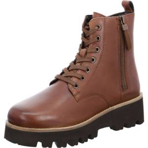 Brown Ara Shoes Ankle Kopenhagen Cognac Women's Boots | ARA426TDX