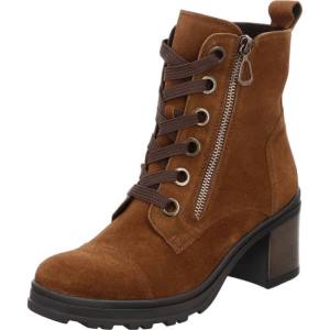 Brown Ara Shoes Ankle Mantova Nuts Women's Boots | ARA357QLP