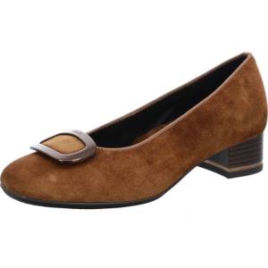 Brown Ara Shoes Courts Graz Nuts Women's Pumps | ARA326DZU