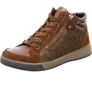 Brown Ara Shoes High Top Rom Nuts Women's Boots | ARA084SXW