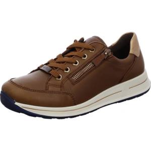 Brown Ara Shoes Osaka Nuts Women's Sneakers | ARA401LAP