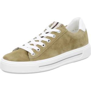 Green Ara Shoes Courtyard Khaki Women's Sneakers | ARA405EGM