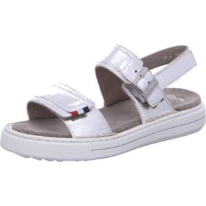 Grey Ara Shoes Courtyard Silver Women's Sandals | ARA236NDZ