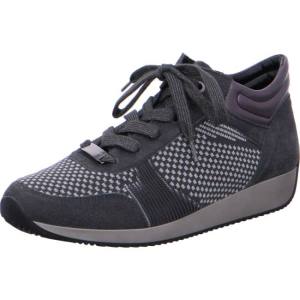 Grey Ara Shoes High Top Lissabon Women's Sneakers | ARA327WPK