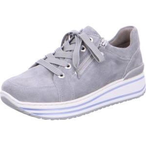 Grey Ara Shoes Lace-ups Sapporo Oyster Women's Sneakers | ARA251UHV