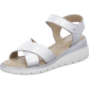 Grey Ara Shoes Rimini Silver Women's Sandals | ARA082DKH