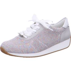 Grey / White Ara Shoes Lissabon Candy-white Women's Sneakers | ARA450HDP