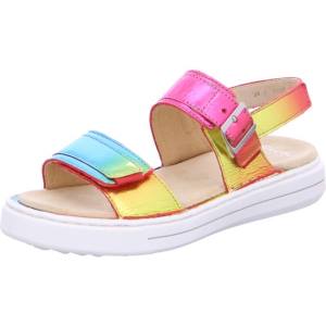 Multicolor Ara Shoes Courtyard Rainbow Women's Sandals | ARA168MQT