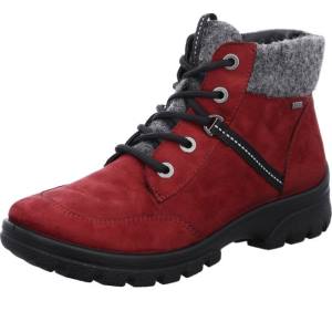 Red Ara Shoes Ankle Saas-fee Ruby Women's Boots | ARA421DIB