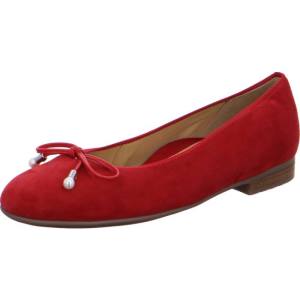 Red Ara Shoes Ballet Pumps Sardinia Women's Ballerina | ARA107JAS