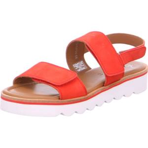 Red Ara Shoes Genua Coral Women's Sandals | ARA817IWK