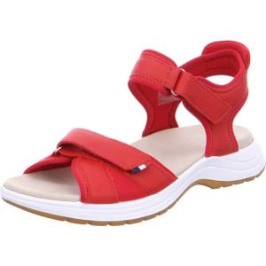 Red Ara Shoes Panama Flame Women's Sandals | ARA749KWH