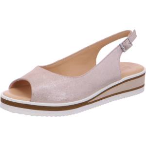 Rose Ara Shoes Durban Gold Women's Sandals | ARA896PMF