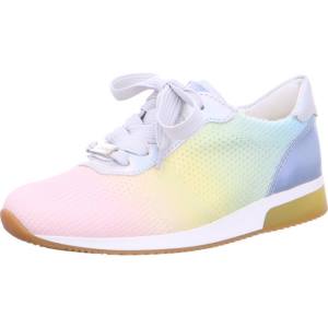 Rose / Yellow / White Ara Shoes Lissabon Pastel Women's Sneakers | ARA039GWF