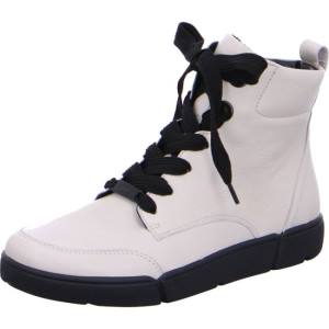 White Ara Shoes Ankle Rom Women's Boots | ARA830VPB