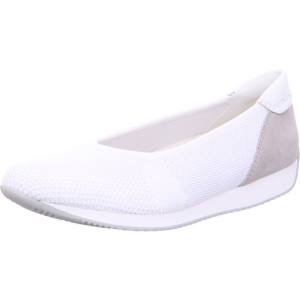 White Ara Shoes Ballet Pumps Porto Women's Ballerina | ARA104GDQ