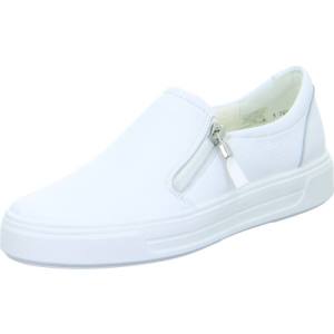 White Ara Shoes Courtyard Women's Loafers | ARA593NBS