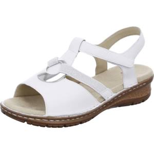 White Ara Shoes Hawaii Women's Sandals | ARA793MFV