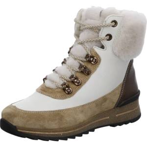 White Ara Shoes High Top Osaka Women's Boots | ARA658QPC