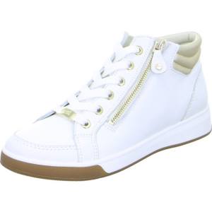 White Ara Shoes High Top Rom Women's Sneakers | ARA279ZWN