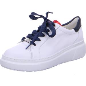 White Ara Shoes Lace-ups Lausanne Women's Sneakers | ARA690HTQ