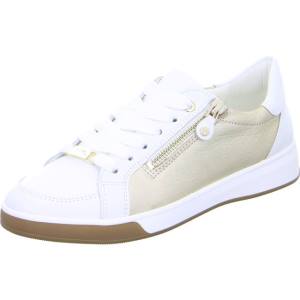 White Ara Shoes Lace-ups Rom Platinum Women's Sneakers | ARA784OFX