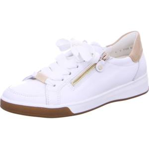 White Ara Shoes Lace-ups Rom Women's Sneakers | ARA879QCN